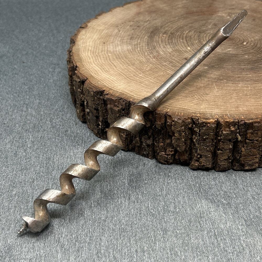 Vintage Ford Holyoke No 11 Single Spur Wood Boring Auger Drill Bit 11/16 Inch